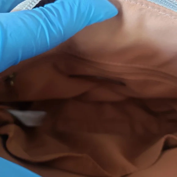 Fossil Canvas & Leather Crossbody Bag! EUC! - Picture 9 of 11